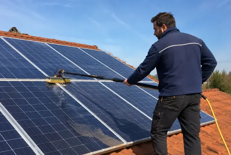 Nettoyage et entretien de panneaux solaires à Bégaar